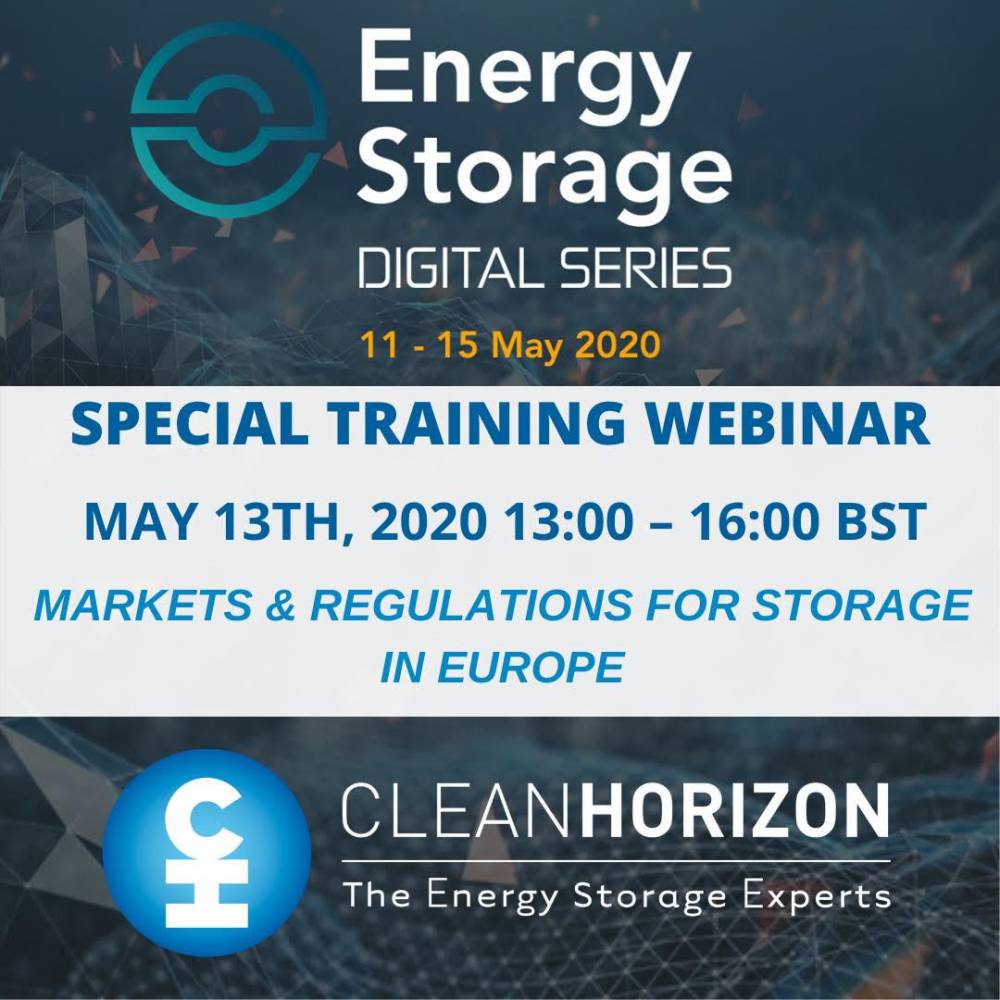 Training webinar – Energy storage digital Series